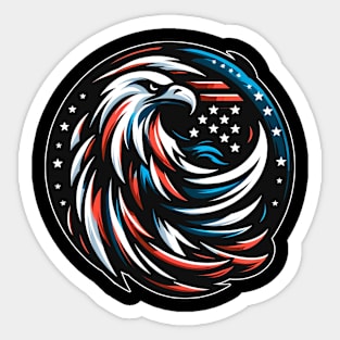 American Eagle Sticker